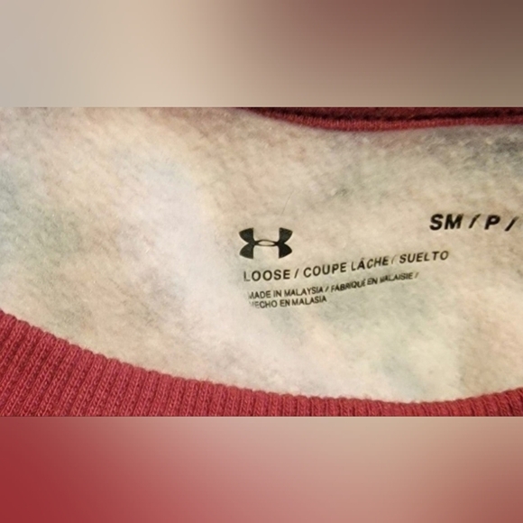 Under Armour Womens Small Loose Sweatshirt Crew Neck Pre-owned - Picture 3 of 3